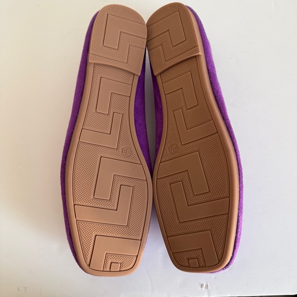 Unbranded Women's Purple Square Toe Faux Suede Ballet Flats Size EU 38 | US 7.5 - Picture 8 of 8